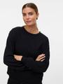 VMDAISY PEARL O-NECK SWEAT JRS GA BOO M Normal geschnitten - Black