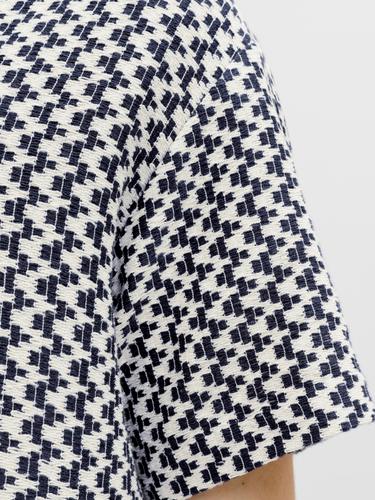 JORMONTAUK CROCHET SHIRT SS SA26 LN L Locker geschnitten - Sky Captain