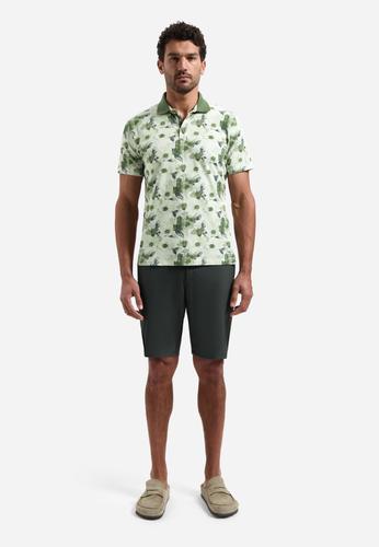 Polo Short Sleeve Printed L Regular Fit - Green