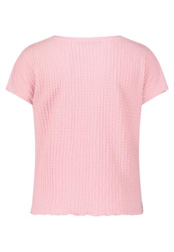 Strukturshirt 46 Lässig - Pink Nectar