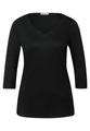 Shirt mit Herzausschnitt 38 - Black