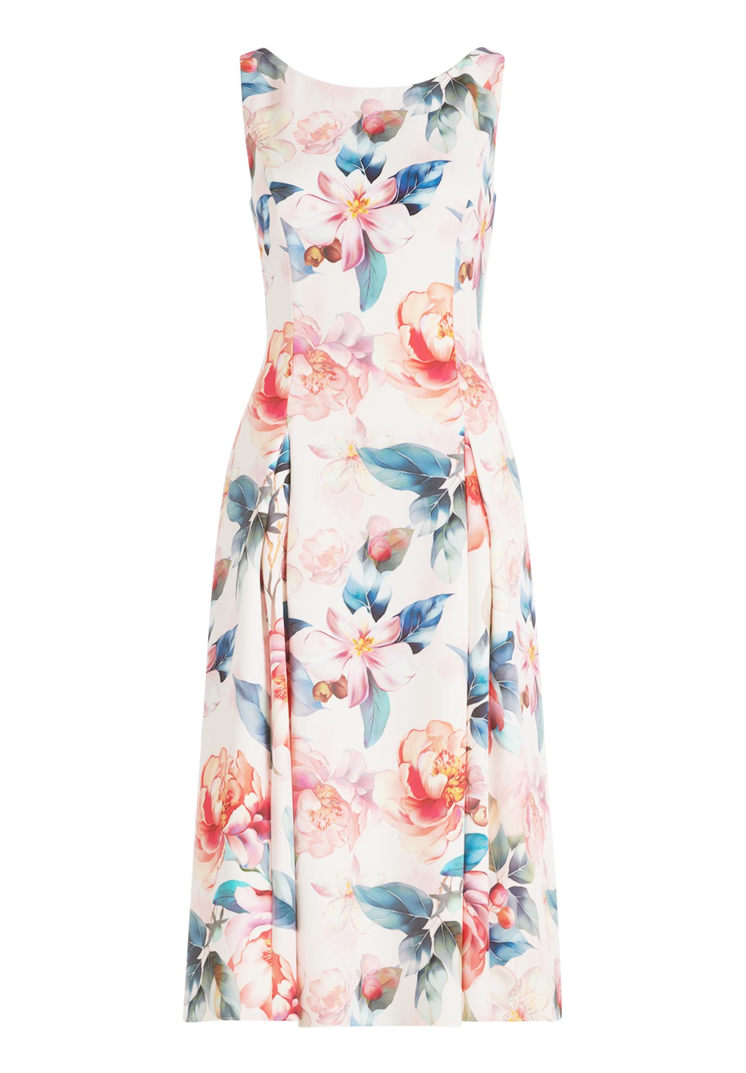 Cocktailkleid 38 Ausgestellt - Rosé/Red