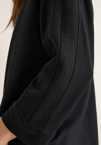 Batwing Shirt mit Tape S - Black