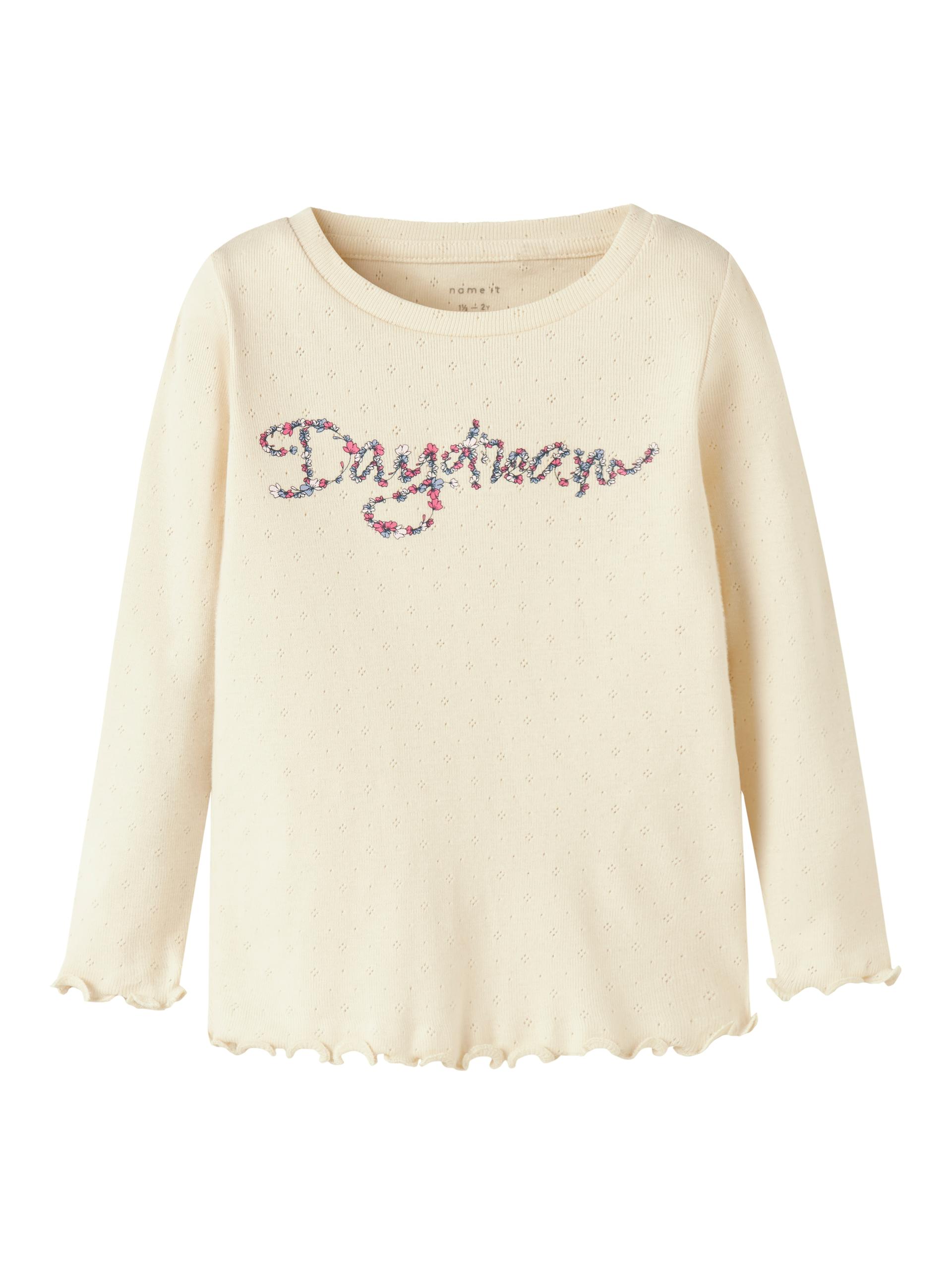 NMFNIMMA LS SLIM TOP PB 110 Slim Fit - Parchment