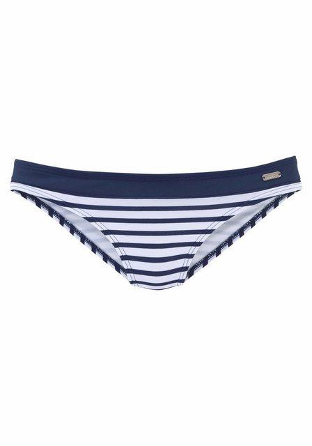 Venice Beach LM exkl. Sport Bikinihose normal 44 - White-navy-s