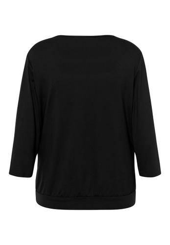 Blusenshirt NOS mit doppeltem Vorderteil