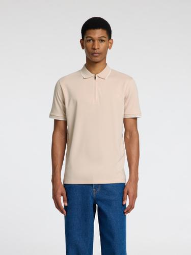 SLHFAVE SPORT ZIP SS POLO NOOS Grau XL