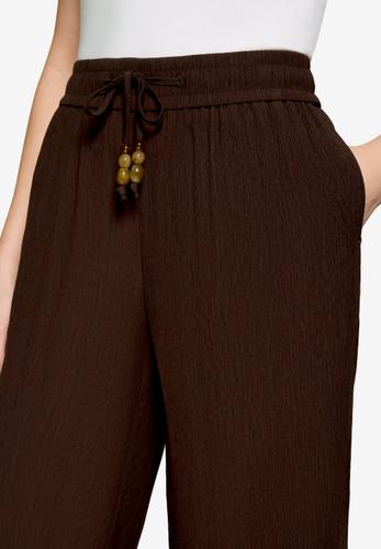 Stoffhose 7/8 mit Bindedetail