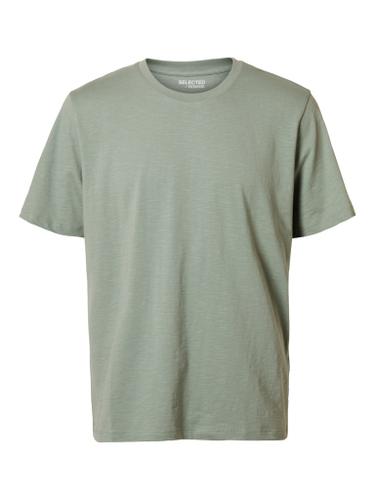 SLHASPEN SLUB SS O-NECK TEE NOOS