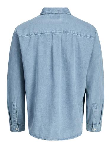 JORNORREBRO DENIM SHIRT LS SN XXL Locker geschnitten - Medium Blue Denim