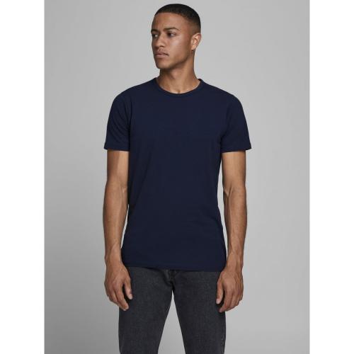 JJEBASIC O-NECK TEE S/S NOOS S Stretch - Navy Blue