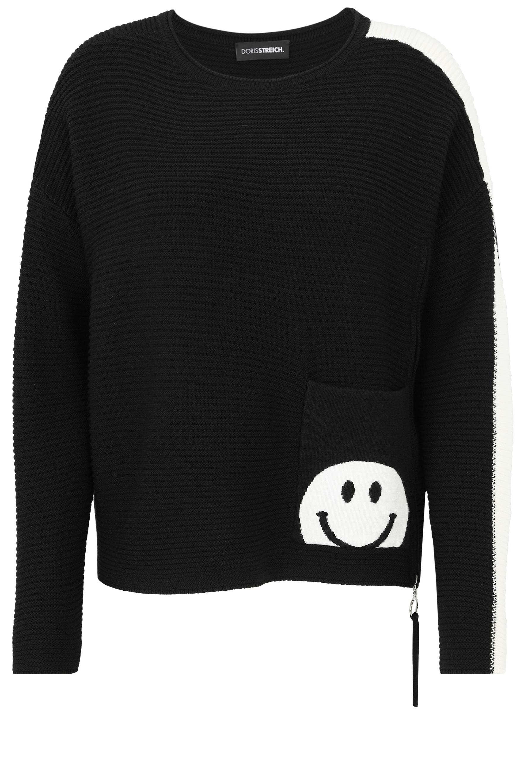 Pullover 48 - Schwarz/weiß