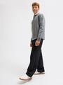 JPSTBILL BAMFORD PLEATED CHINO JNR 140 Weiter Beinschnitt - Black