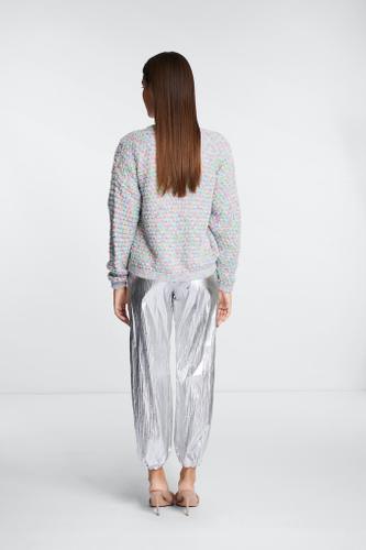 bubble knit cardigan Mehrfarbig L