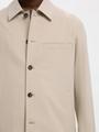 SLMREG-ROBERT OVERSHIRT NOOS M Normal geschnitten - Egret