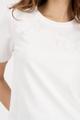 T-Shirt mit 3D-Blumen