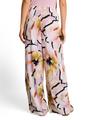 Loose Fit Palazzo Hose mit Muster