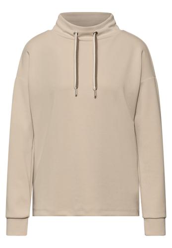 Shirt in Unifarbe 40 - Cotton Beige