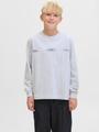 JCOSIGNAL SWEAT CREW NECK JNR 164 Locker geschnitten - White Melange