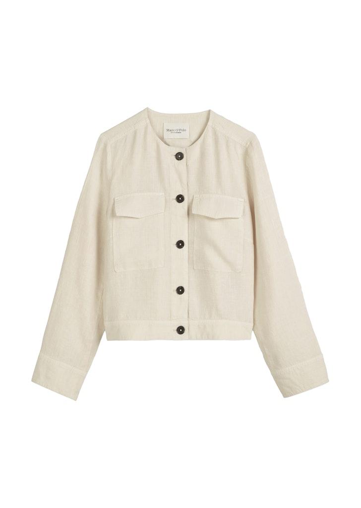 Leinenjacke regular 36 Regular Fit - Silky Stone