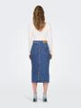 ONLSIRI FRONT SLIT SKIRT DNM GUA NO