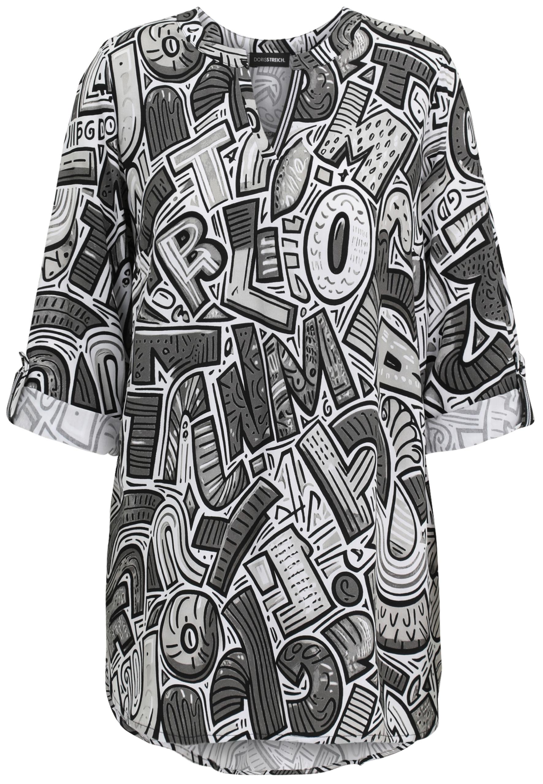 Bluse 46 - Grau