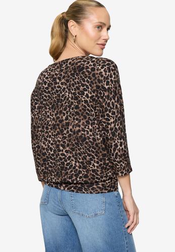 Leo-Shirt mit 3/4 Arm