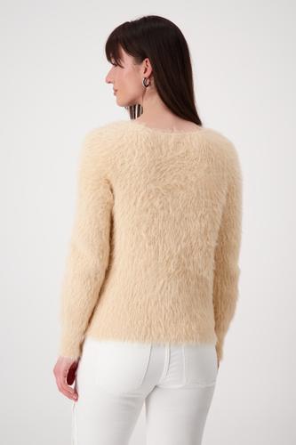 Flauschiger Pullover 40 - Peach Nectar