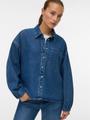 VMELORA LS DENIM SHIRT YO326 L Box Fit - Medium Blue Denim
