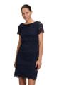Spitzenkleid Blau 36