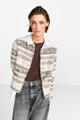 Glam bouclé jacket Weiß S