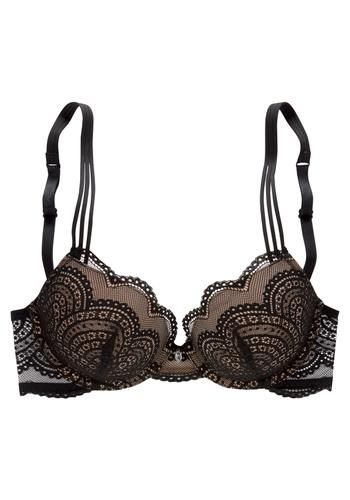 LASCANA Push-Up BH 85B - Black