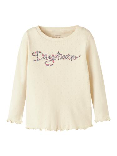 NMFNIMMA LS SLIM TOP PB 110 Slim Fit - Parchment