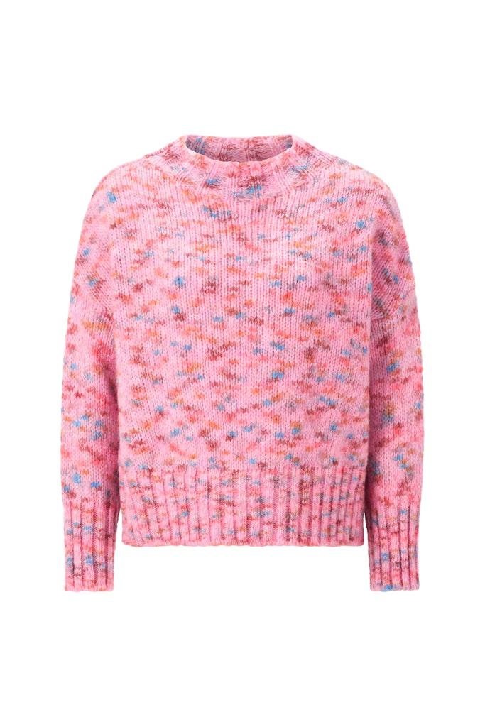 V-neck neps pullover Rosa, Violett M