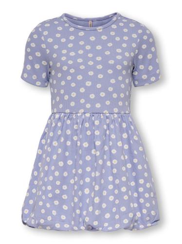 KMGTRINNY SS AOP BALLOON DRESS JRS 116 Normal geschnitten - Sweet Lavender