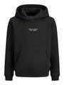 JCOPOINT EMBROIDERY SWEAT HOOD JNR 152 Locker geschnitten - Black
