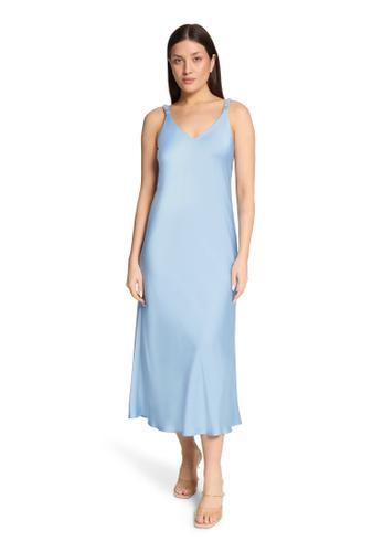 Abendkleid 36 Figurbetont - Soft Sky
