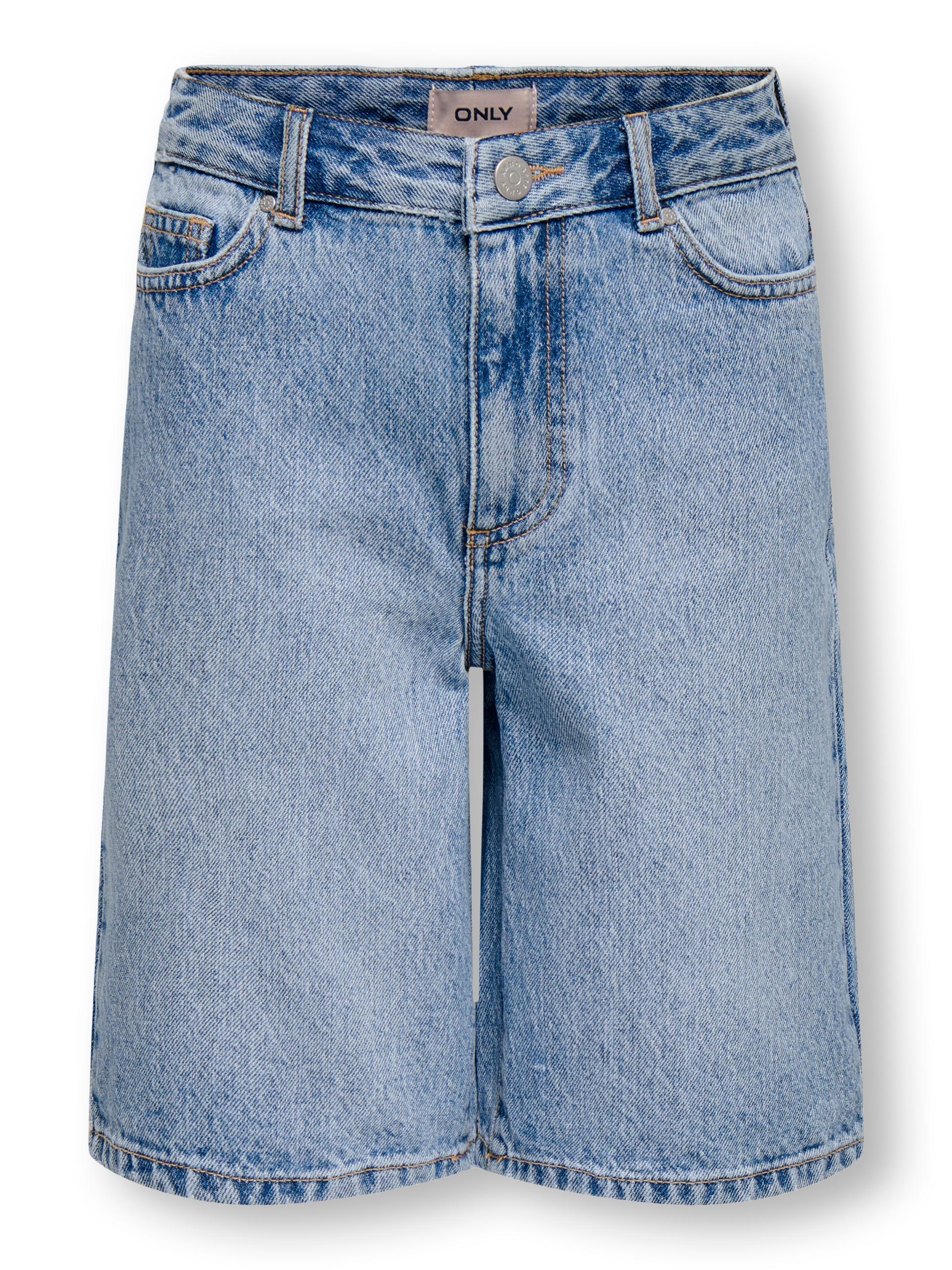KOGSONNY HW WIDE DNM SHORTS NOOS 140 Normal geschnitten - Light Blue Denim