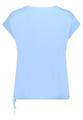 Patchwork-Shirt S Lässig - Blau/Weiß