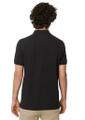 Polo, short sleeve, button placket, ribbed collar and cuffs, slits at hem