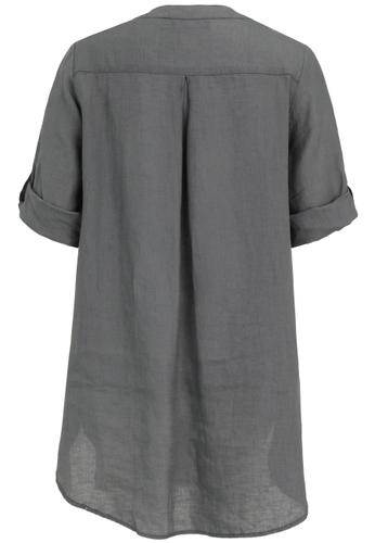 Bluse 46 - Grau