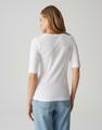 OPUS Kurzarmshirt »Daily F« im Basic-Look - Weiß / 44