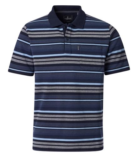 Polo-Shirt XXL Basic Circular Knit - Blau