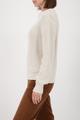 Strickpullover mit Lurex 46 - Almond
