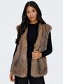 ONLDAWN LIFE FAUX FUR WAISTCOAT OTW
