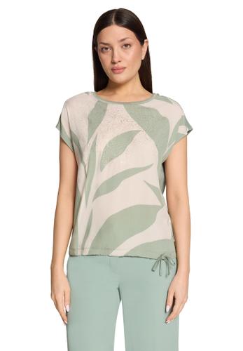 Casual-Shirt L Lässig - Nature/Green