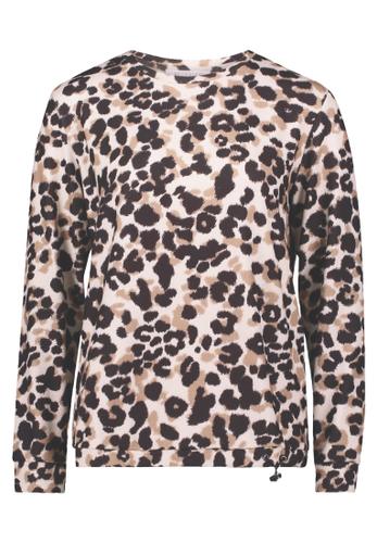 Casual-Shirt 46 Lässig - Beige/schwarz