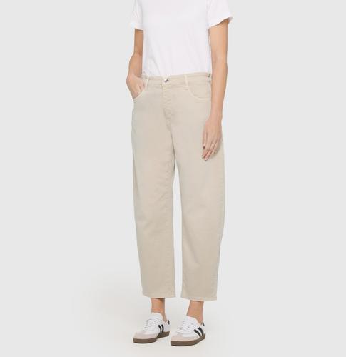MAC JEANS - DANNI 2.3, Authentic High Stretch Gabardine 40/OL Barrel Fit - Beige