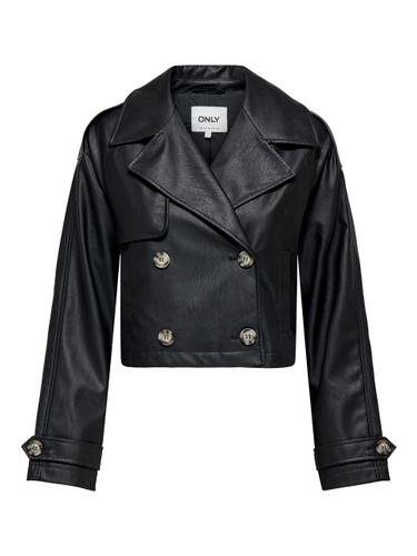 ONLAMIA FAUX LEATHER JACKET CC OTW XL - Black