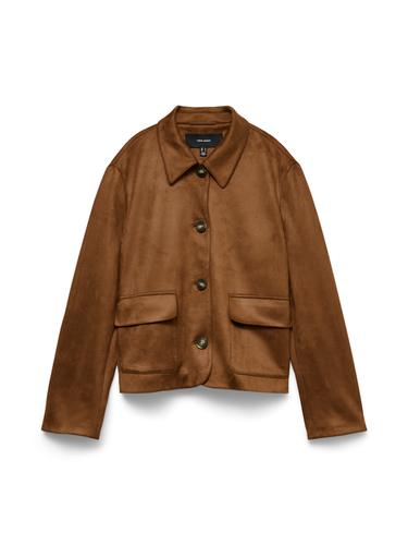 VMJOSE KELLY SHORT JACKET GA NOOS S - Cognac